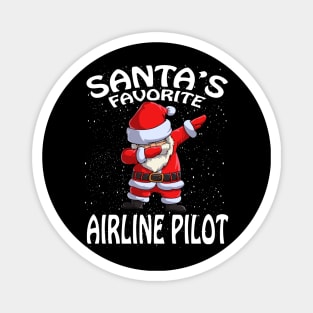 Santas Favorite Airline Pilot Christmas Magnet